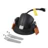 NUMINOS® GIMBLE XS, encastré de plafond intérieur, 40 deg , noir/blanc, LED, 7W, 3000K
