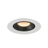 NUMINOS® GIMBLE XS, encastré de plafond intérieur, 55 deg , blanc/noir, LED, 7W, 2700K