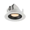 NUMINOS® GIMBLE XS, encastré de plafond intérieur, 55 deg , blanc/noir, LED, 7W, 2700K
