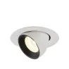 NUMINOS® GIMBLE XS, encastré de plafond intérieur, 55 deg , blanc/noir, LED, 7W, 4000K