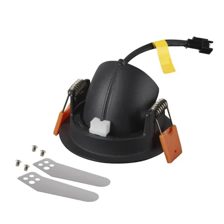 NUMINOS® GIMBLE XS, encastré de plafond intérieur, 55 deg , noir/blanc, LED, 7W, 4000K