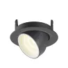 NUMINOS® GIMBLE XS, encastré de plafond intérieur, 55 deg , noir/blanc, LED, 7W, 4000K