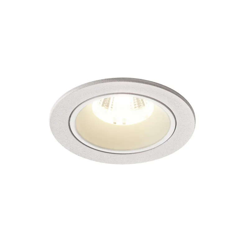 NUMINOS® S, encastré de plafond intérieur, 20 deg , blanc, LED, 8,6W, 4000K, IP20/IP44