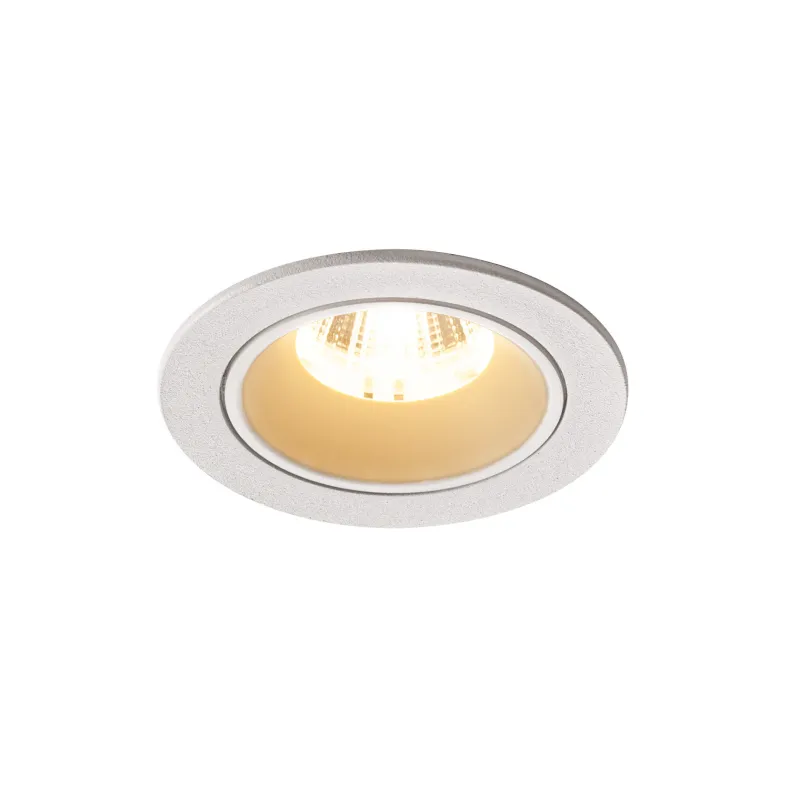 NUMINOS® S, encastré de plafond intérieur, 55 deg , blanc, LED, 8,6W, 3000K, IP20/IP44