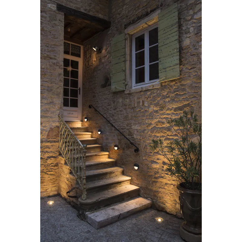 DOWNUNDER OUT, applique extérieure, rond, anthracite, LED, 4,5W, 3000K/4000K, IP65