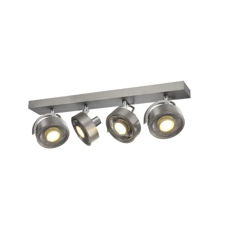 KALU, applique et plafonnier intérieur, quad, alu brossé, GU10/QPAR111, 4x 75W max
