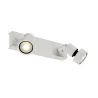 PURI, applique et plafonnier intérieur, double, blanc mat, GU10/QPAR51, 2x 50W max