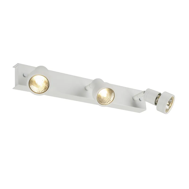 PURI, applique et plafonnier intérieur, triple, blanc mat, GU10/QPAR51, 3x 50W max