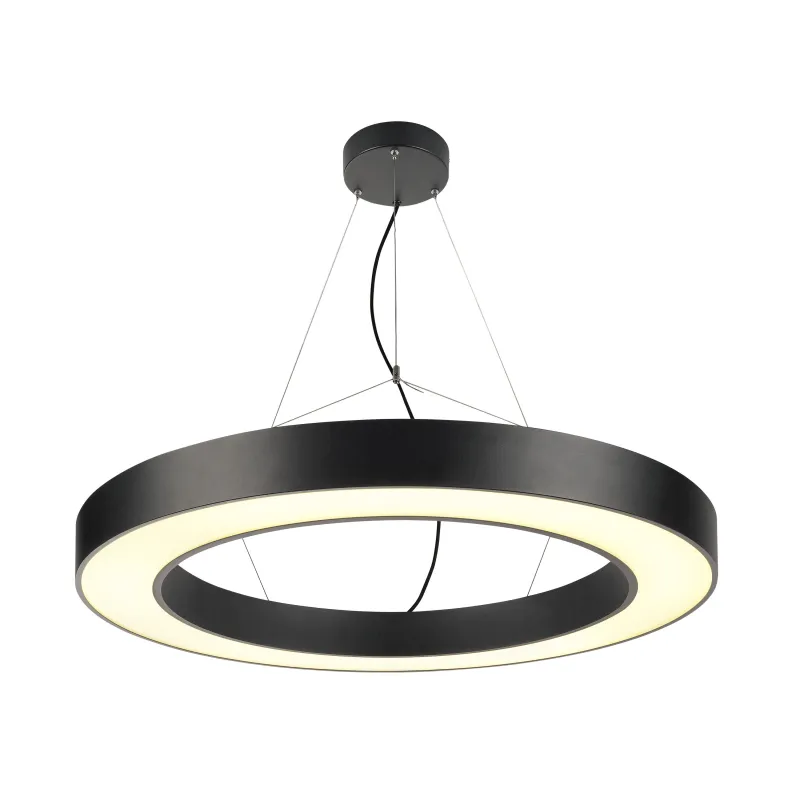 MEDO RING 90, suspension intérieure, rond, noir, LED, 54,9W, 3000K, variable 1-10V
