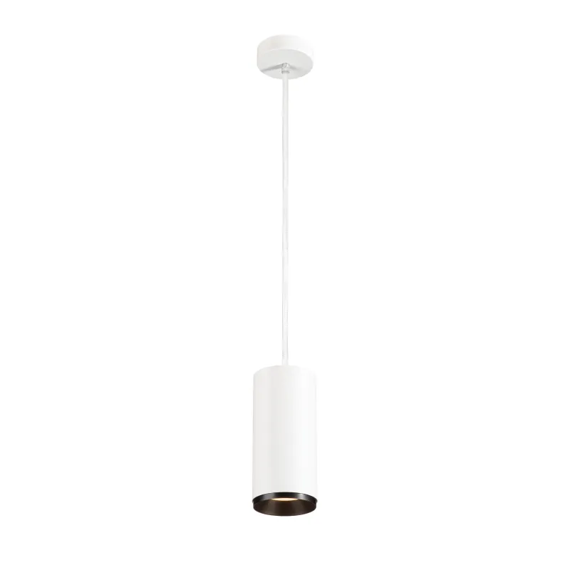 NUMINOS® L, suspension intérieure, 60 deg , blanc/noir, LED, 28W, 3000K, variable Dali