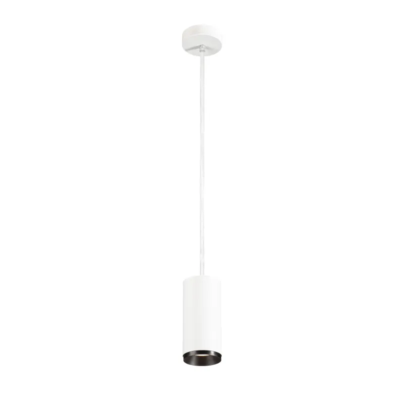 NUMINOS® M, suspension intérieure, 36 deg , blanc/noir, LED, 20W, 4000K, variable Dali