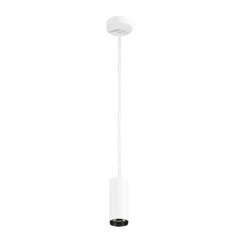 NUMINOS® S, suspension intérieure, 24 deg , blanc/noir, LED, 11W, 4000K, variable Dali