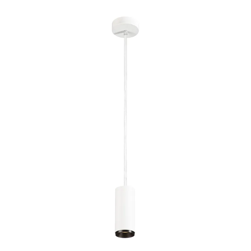 NUMINOS® S, suspension intérieure, 36 deg , blanc/noir, LED, 11W, 3000K, variable Dali