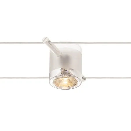COMET, spot pour câble tendu T.B.T. TENSEO intérieur, blanc, GU5.3/QR-C51, 50W max