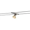 COSMIC, spot pour câble tendu T.B.T. TENSEO intérieur, noir, GX5.3/QR-C51, 35W max