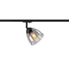 PARA CONE GL, spot pour rail 1 allumage intérieur, noir/transparent, GU10, 25W max
