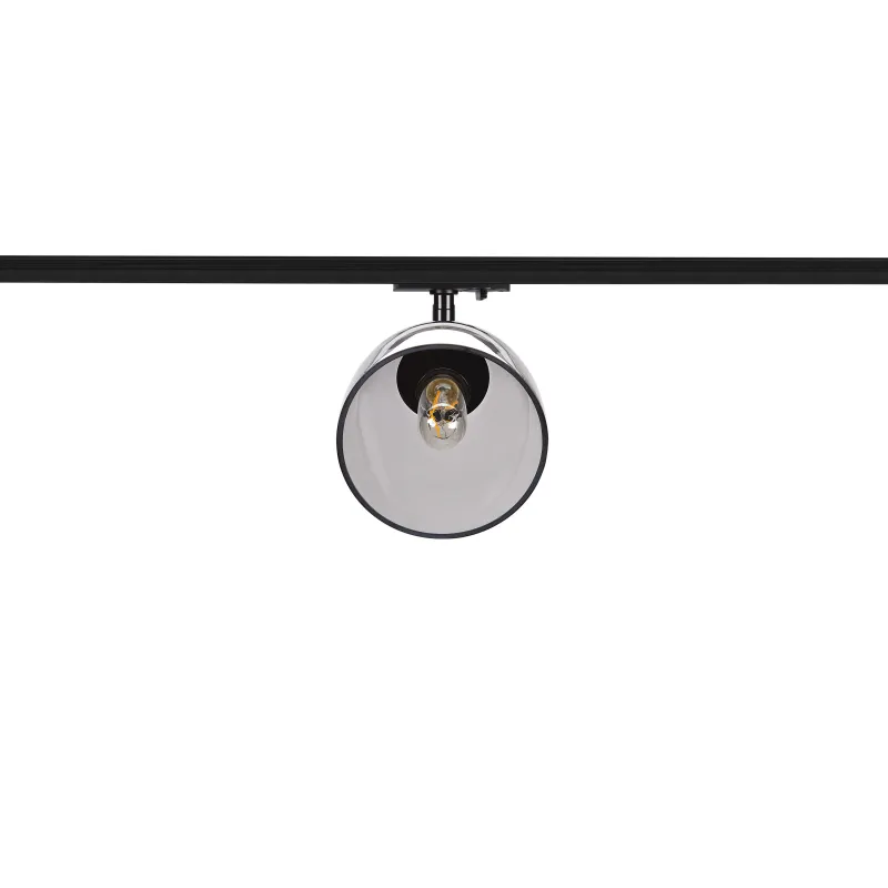 PARA CONE GL, spot pour rail 1 allumage intérieur, noir/transparent, GU10, 25W max