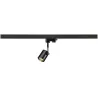 BIMA, spot pour rail 3 allumages intérieur, simple, noir mat, GU10/QPAR51, 50W max