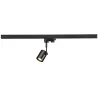 BIMA, spot pour rail 3 allumages intérieur, simple, noir mat, GU10/QPAR51, 50W max