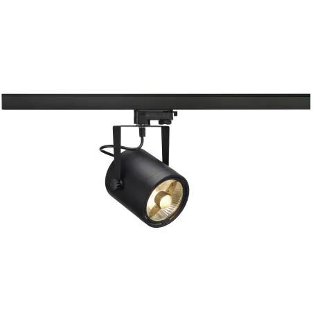 EURO SPOT TRACK, spot pour rail 3 allumages intérieur, noir, GU10/QPAR111, 75W max