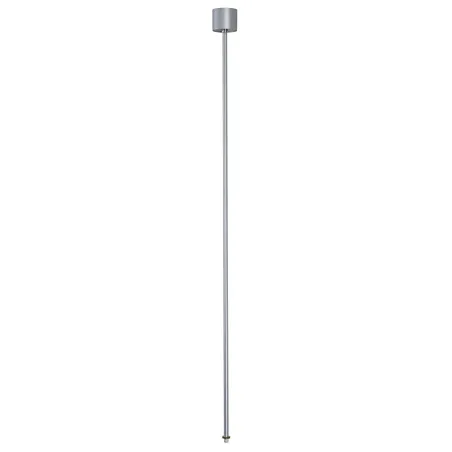 EUTRAC®, suspension rigide, longueur 120cm, pour rail 3 allumages en saillie, gris