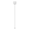 EUTRAC®, suspension rigide, longueur 60cm, pour rail 3 allumages en saillie, blanc