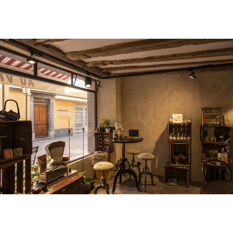EUTRAC®, suspension rigide, longueur 60cm, pour rail 3 allumages en saillie, blanc