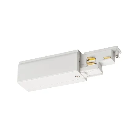 S-TRACK, alimentation, Dali, terre gauche, pour rail 3 allumages, intérieur, blanc