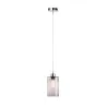 FENDA, abat-jour, intérieur, rond, Ø 12,5 cm, brun, verre fumé, 40W max, en verre