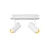 NOBLO, applique et plafonnier intérieur, double, blanc, LED, 16W, 2700K, variable