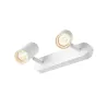 NOBLO, applique et plafonnier intérieur, double, blanc, LED, 16W, 2700K, variable