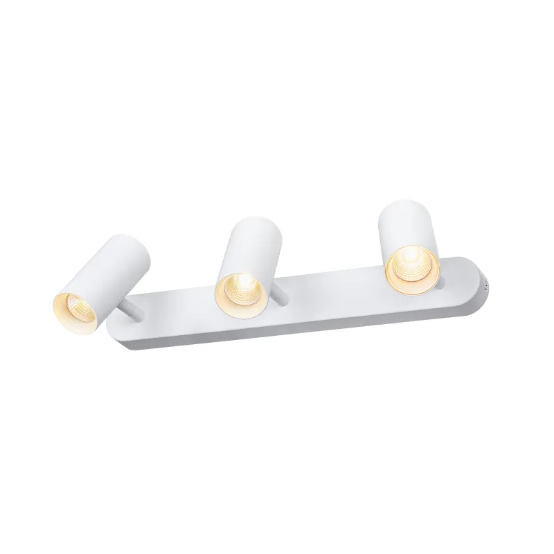 NOBLO, applique et plafonnier intérieur, triple, blanc, LED, 24W, 2700K, variable