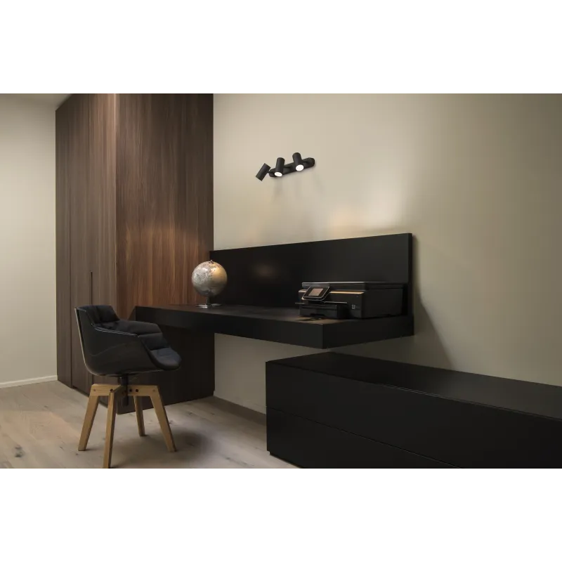 NOBLO, applique et plafonnier intérieur, triple, blanc, LED, 24W, 2700K, variable