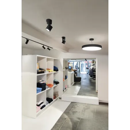 OCULUS, applique et plafonnier intérieur, noir, LED, 11W, 2000-3000K, Dim to warm