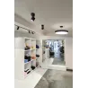 OCULUS, applique et plafonnier intérieur, noir, LED, 11W, 2000-3000K, Dim to warm