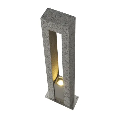 ARROCK ARC, borne extérieure, gris, GU10/QPAR51, 35W max, IP44, granite, inox 304