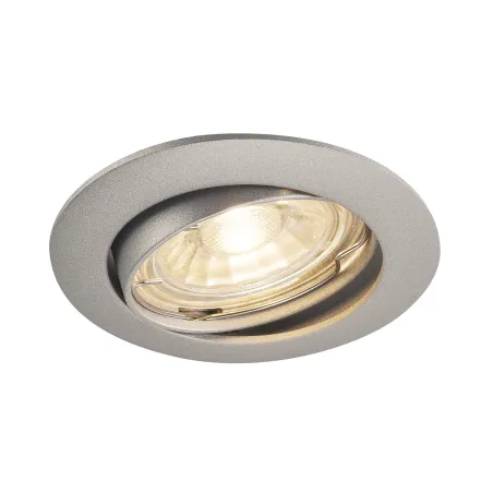 PIKA, encastré de plafond intérieur, rond, orientable, gris, GU10/QPAR51, 50W max