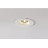 PLASTRA, encastré de plafond intérieur, rond, blanc, GU10/QPAR51, 35W max, plâtre