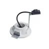 PLASTRA, encastré de plafond intérieur, rond, blanc, GU10/QPAR51, 35W max, plâtre