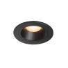 NUMINOS® S, encastré de plafond intérieur, 20 deg , noir, LED, 8,6W, 2700K, IP20/IP44