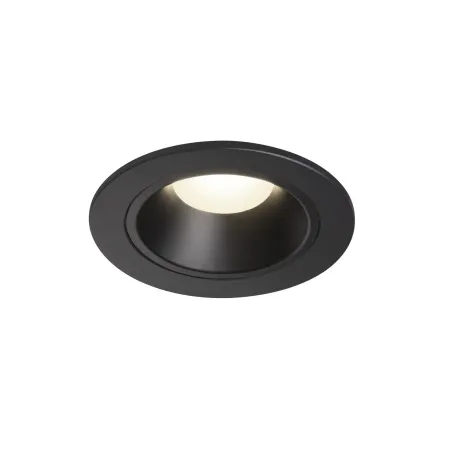NUMINOS® S, encastré de plafond intérieur, 55 deg , noir, LED, 8,6W, 4000K, IP20/IP44