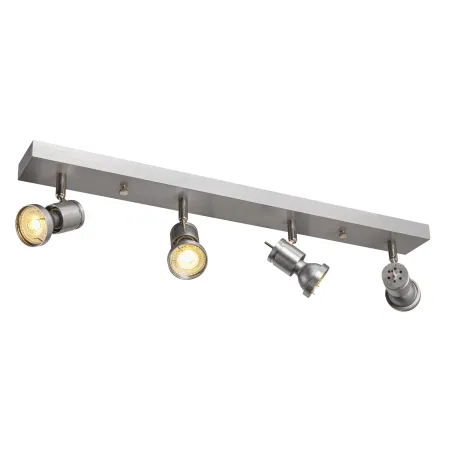 ASTO, applique et plafonnier intérieur, quad, alu brossé, GU10/QPAR51, 4x 75W max
