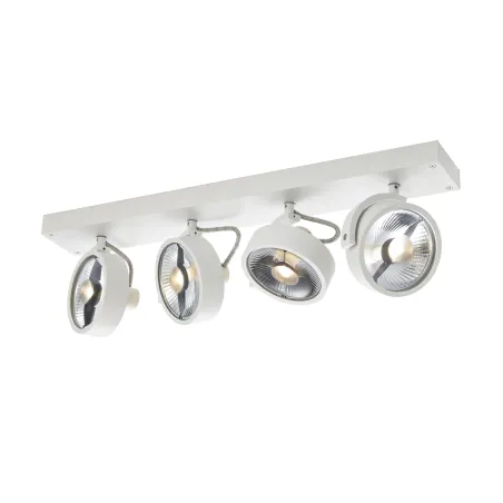 KALU, applique et plafonnier intérieur, quad, blanc mat, GU10/QPAR111, 4x 75W max