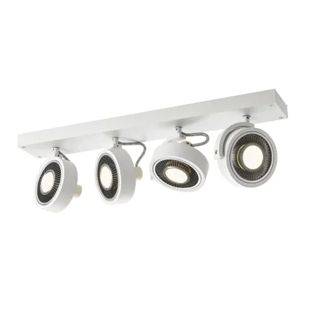 KALU, applique et plafonnier intérieur, quad, blanc mat, GU10/QPAR111, 4x 75W max