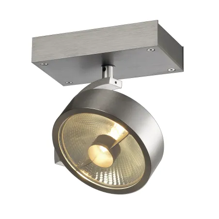 KALU, applique et plafonnier intérieur, simple, alu brossé, GU10/QPAR111, 75W max