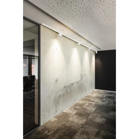 NUMINOS® L, plafonnier intérieur, 36 deg , blanc/noir, LED, 28W, 3000K, variable Dali