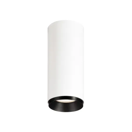 NUMINOS® S, plafonnier intérieur, 60 deg , blanc/noir, LED, 11W, 4000K, variable Dali