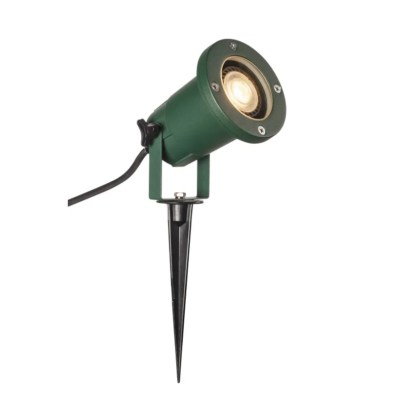 BIG NAUTILUS, projecteur extérieur, rond, vert, GU10/LED GU10 51mm, 11W max, IP65