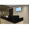 GLENOS, suspension profilée intérieure, 1m, noir, LED, 43W, 3000K, variable 1-10V