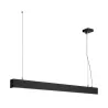 GLENOS, suspension profilée intérieure, 1m, noir, LED, 43W, 4000K, variable 1-10V